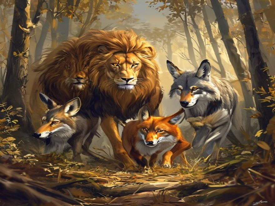 Die Beute des Löwen