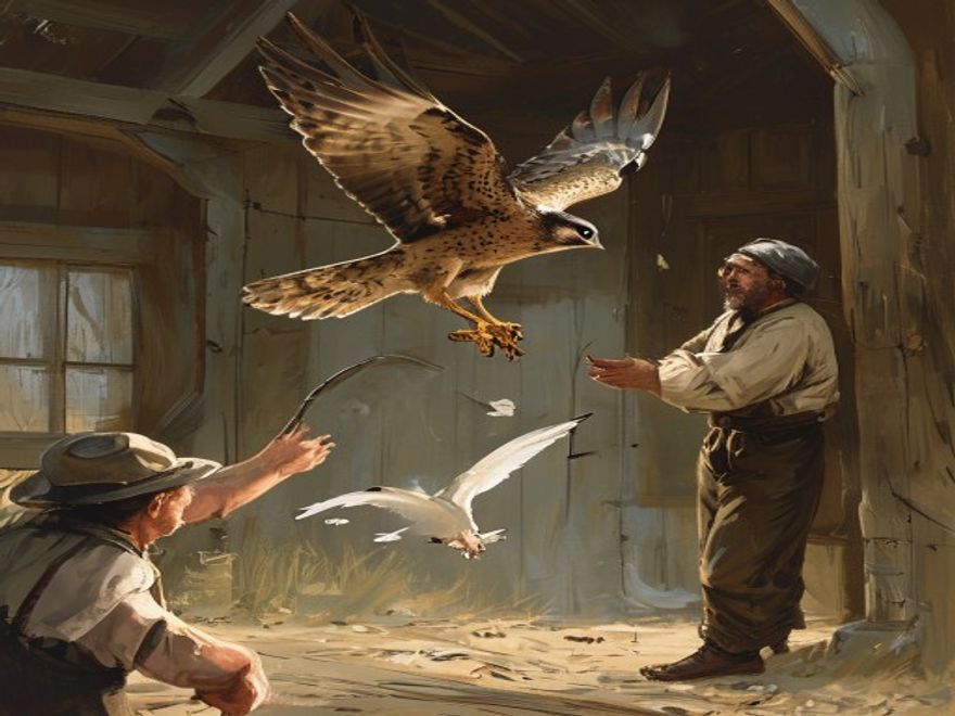 Der Habicht und der Bauer