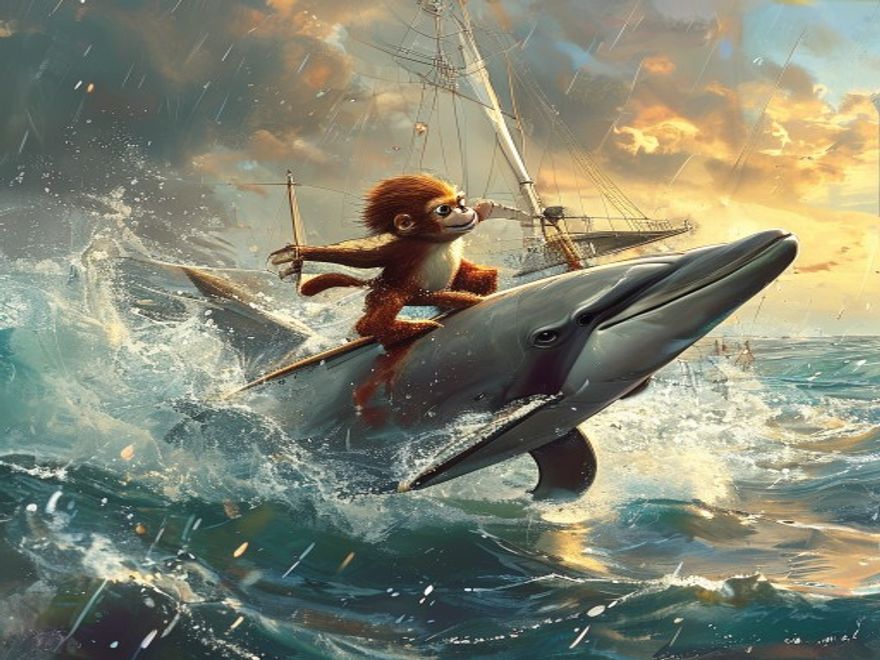 Der Affe und der Delfin