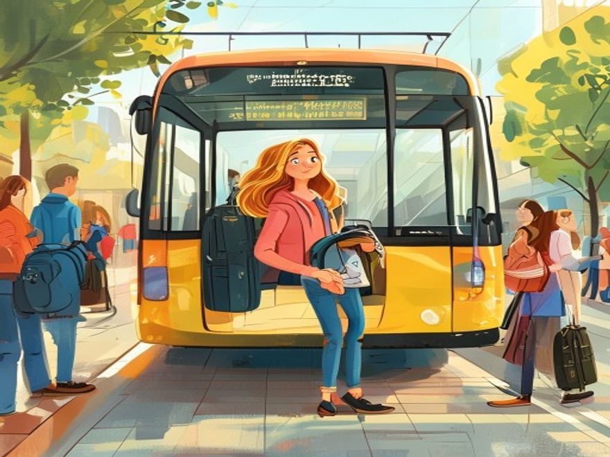 Mit dem Bus