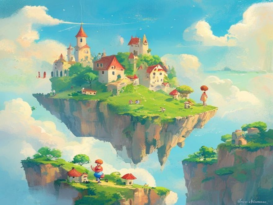 Die fliegende Insel