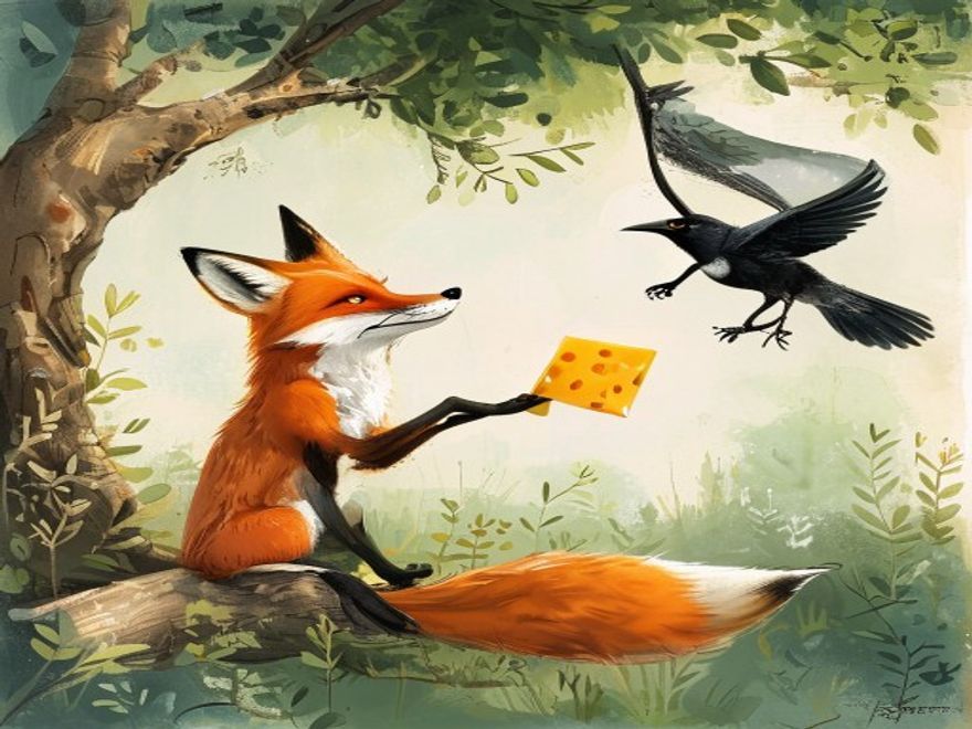 Der Fuchs und die Krähe