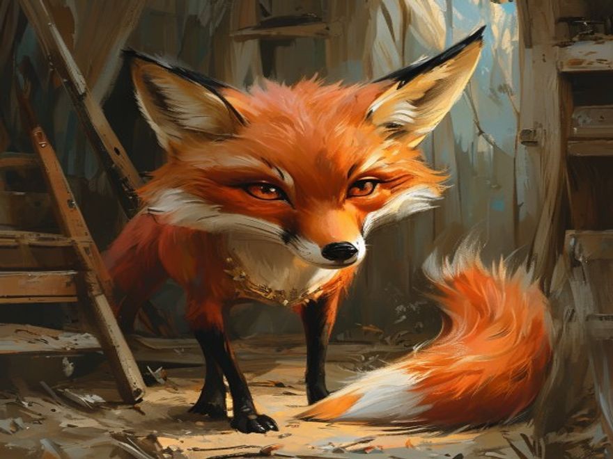 Der Fuchs und die Maske