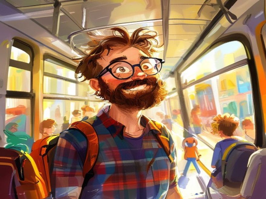 Im Bus