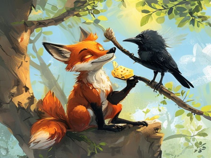 Der Rabe und der Fuchs