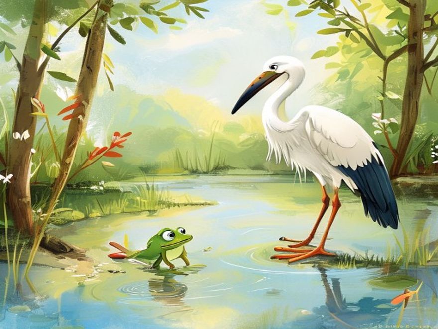 Der Frosch und der Storch