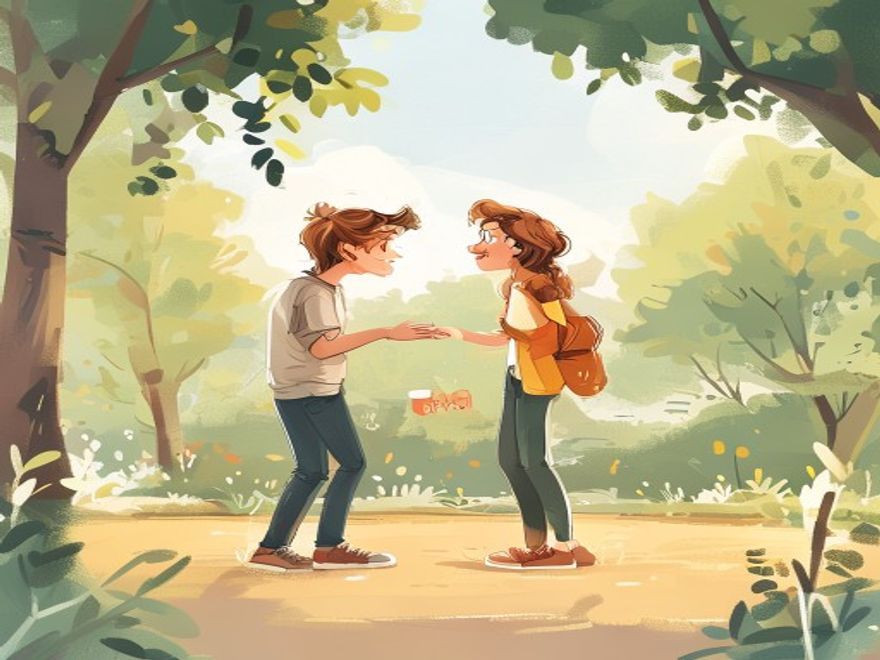 Rendezvous im Park