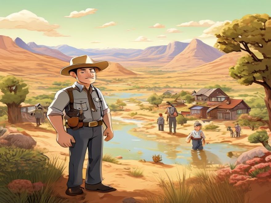 Der Sheriff der kleinen Stadt