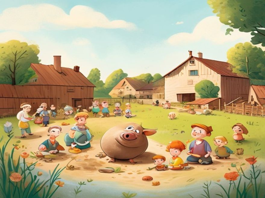 Das faule Schwein